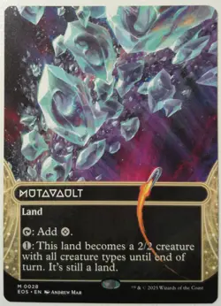 Mutavault (0028) *Borderless* Magic MtG x1 EOS Stellar Sights - Image 1
