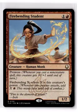 Firebending Student 139 Avatar: The Last Airbender Normal NM - Image 1