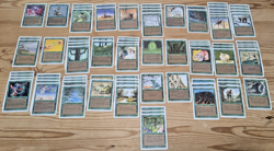 1994 MAGIC THE GATHERING REVISED MTG 3RD EDITION 78 CARD GREEN LOT UC RARE MP - Image 1