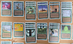 1994 MAGIC THE GATHERING REVISED MTG 3RD EDITION 78 CARD GREEN LOT UC RARE MP - Image 2