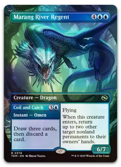 Marang River Regent (Borderless) #378 (Foil) NM Tarkir Dragonstorm TDM Magic MTG - Image 1