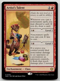 Artist's Talent R Bloomburrow 124 NM - Image 1