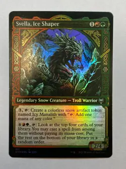 MTG - Svella, Ice Shaper - Showcase - FOIL - Kaldheim - Image 1