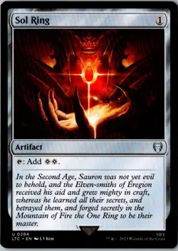 2023 MTG Tales of Middle-earth Commander Sol Ring Commander/Uncommon #284 - Image 1