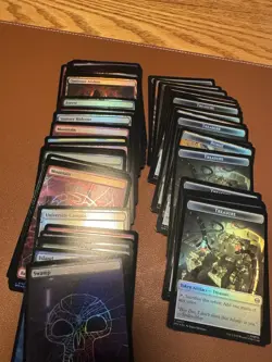 Magic The Gathering Spider-Man Foil 72 Card Lot Treasure And Land. L &T - Image 1