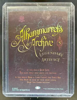 2025 Magic MTG MTG Alhammarret's Archive Secret Lair Legendary Foil #0027 - Image 1