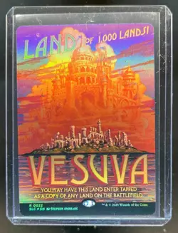2025 Magic MTG MTG Land of 1000 Lands Secret Lair Borderless Foil #0022 - Image 1