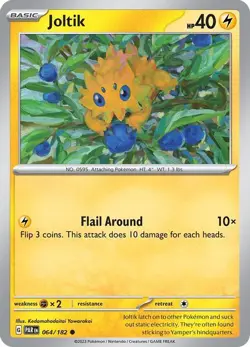 NM Pokemon Paradox Rift Joltik 064 - Image 1