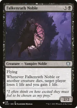 Falkenrath Noble The List Reprints Regular for sale online - Image 1