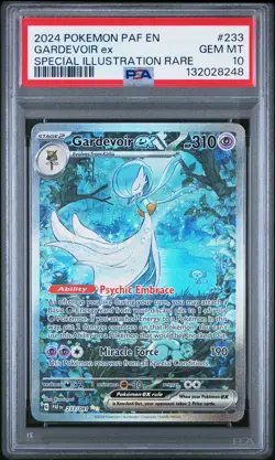 Gardevoir ex 233/091 Pokemon Paldean Fates SIR 233 GEM MINT PSA 10 - Image 1