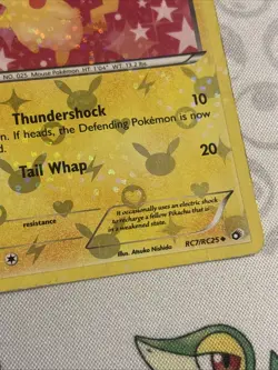 2013 PIKACHU RC7/RC25 Legendary Treasures RADIANT Collection Pokemon HOLO HP/DMG - Image 3