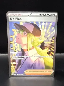 Pokemon TCG N's Plan 170/086 Black Bolt SIR Special Illustration Rare A - Image 1