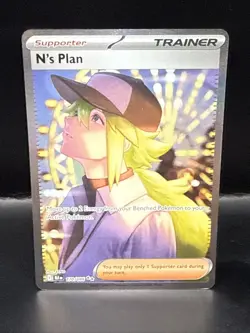 Pokemon TCG N's Plan 170/086 Black Bolt SIR Special Illustration Rare A - Image 2