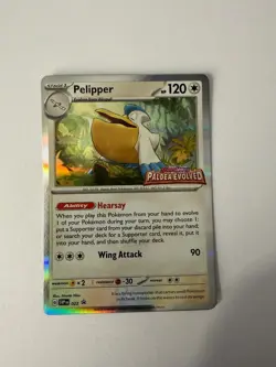 Pelipper SVP 022 Pre Release Black Star Promo Paldea Evolved Pokemon TCG VLP - Image 1
