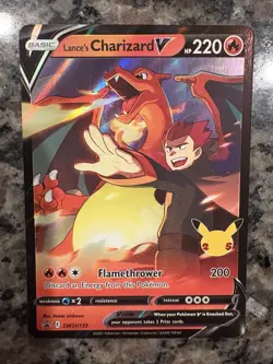 Lances Charizard V SWSH133 NM Promo Rare Normal Sized Pokemon Card - Image 1