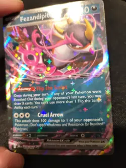 Fezandipiti EX Shrouded Fable Holo Double Rare Pokemon TCG Card NearMint 038/064 - Image 2