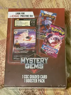 Pokemon TCG: Limited Edition Mystery Gems (1 Graded Card/1 Pack) Factory Sealed* - Image 2