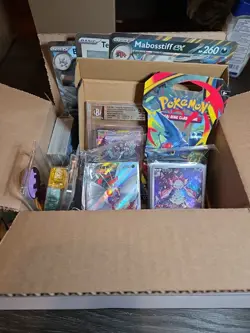 Pokemon Card Lot 90 IR Ex V/VMax/VStar Hits Sleeves Graded Bulk Sealed Booster - Image 1