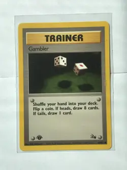 GAMBLER - 60/62 - Fossil - Pokemon Card - PL - Image 1