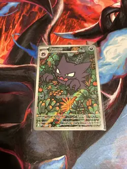 Haunter 027 Pokemon Mega Evolution Illustration Rare Black Star Promo Card NM+ - Image 1