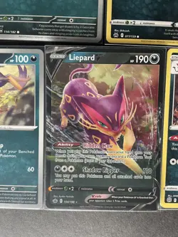 Liepard V (+2) + Purrloin (x2) 4-card mixed Pokemon lot - ships PWE - Image 3