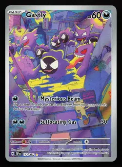 Gastly 177/162 Illustration Rare Temporal Forces Pokemon Card - Image 1