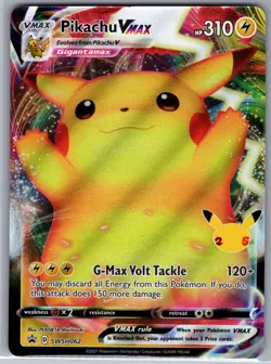 Pikachu VMAX - SWSH062 SWSH: Sword & Shield Promo Cards - Pokemon Card - NM - Image 1