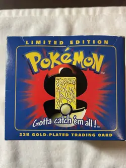 Pokemon Limited Edition 23K Gold-Plated Charizard Trading Card NEW Sealed - Image 4