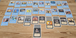 1994 MAGIC THE GATHERING REVISED MTG 3RD ED. 79 CARD BLACK & BLUE LOT UC RARE MP - Image 1