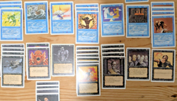1994 MAGIC THE GATHERING REVISED MTG 3RD ED. 79 CARD BLACK & BLUE LOT UC RARE MP - Image 5