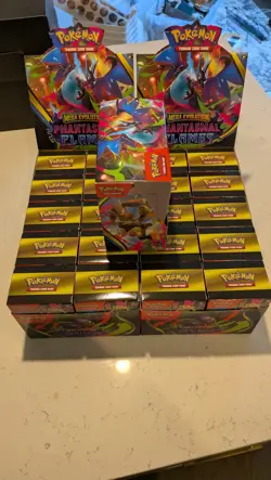 EMPTY Phantasmal Flames Build n Battle Display w/ Bundles & Booster Box No Cards - Image 2