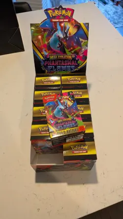 EMPTY Phantasmal Flames Build n Battle Display w/ Bundles & Booster Box No Cards - Image 4