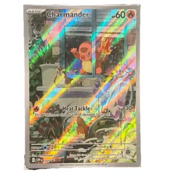 Pokemon TCG CHARMANDER 044 Obsidian Flames Holo ETB Promo Card SEALED - Image 1