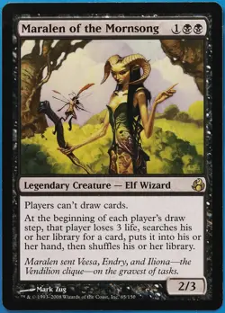 Maralen of the Mornsong Morningtide NM Black Rare MTG CARD (ID# 507647) ABUGames - Image 1