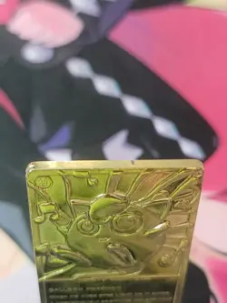 Pokemon 23k Gold Plated Jiggly Puff Trading Card U1 Burger King 1999 Limited !! - Image 3