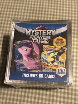Pokemon TCG 2024 MYSTERY Power Cube 60 Cards 3 Foils Cards Fctory Sealed - Image 1