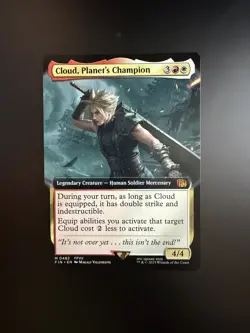 MTG Final Fantasy English Cloud, Planet's Champion Extended Art 0482 Non-Foil - Image 1