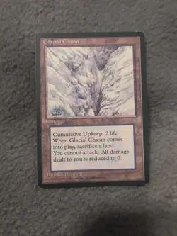 Glacial Chasm - Ice Age - MTG - Magic The Gathering - LP - Image 1