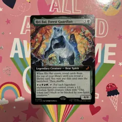 Hei Bai, Forest Guardian - Extended Art (Regular) - MTG Avatar TLE - NM - Image 1