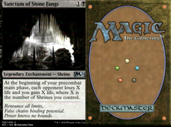 MTG 2X Sanctum of Stone Fangs Core Set 2021 120/274 Regular Uncommon NM/M - Image 1