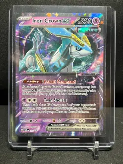 Iron Crown ex SVP146 Black Star Promo Holo Pokemon 2024 Scarlet & Violet - NM - Image 1