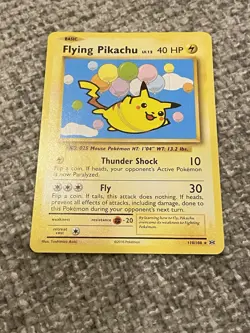 Flying Pikachu 2016 Pokemon XY - Evolutions 110/108 NM PWE - Image 1