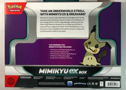 New Pokemon Mimikyu EX Collection Box -Fusion Strike, Brilliant Stars, Silver 820650852183 - Image 4