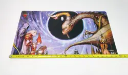 MTG Ultra Pro Playmat Seb McKinnon Deliver Unto Evil 20.5 x 13.5 Pre-Owned EUC - Image 5
