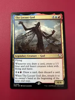 *** The Locust God *** Commander: March of the Machine NM MTG English - Image 1