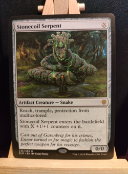 Stonecoil Serpent - Throne of Eldraine - Rare - NM (see pics) MTG - Image 1