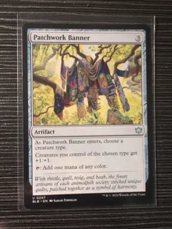 Patchwork Banner Bloomburrow Regular - Image 1