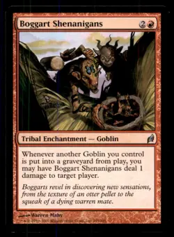 MTG Boggart Shenanigans LP Light Play Lorwyn [2967] - Image 1