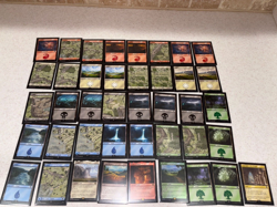 Lord of the Rings Magic the Gathering Lands NEW MInt lot of 41 - Image 1