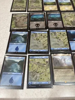 Lord of the Rings Magic the Gathering Lands NEW MInt lot of 41 - Image 2